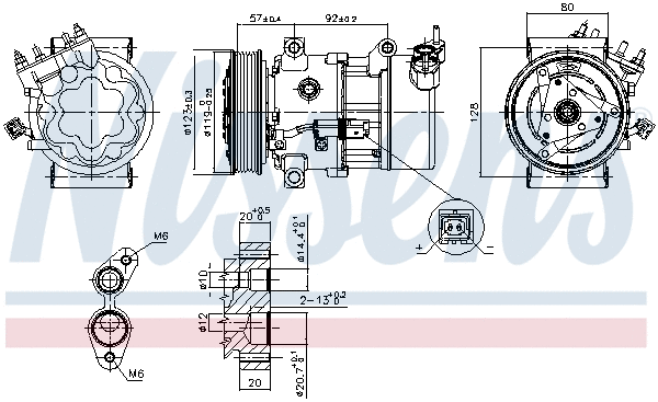 Compressor, air conditioning