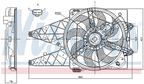 Fan, engine cooling