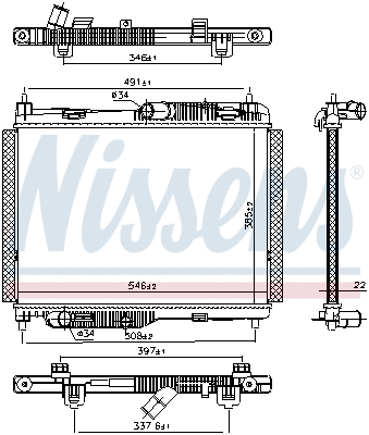 Radiator, engine cooling