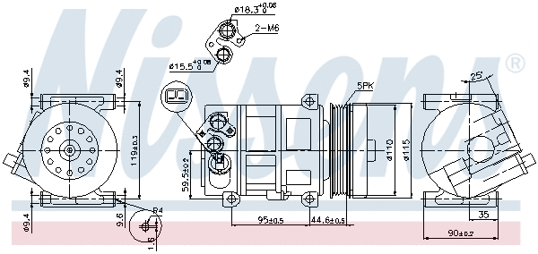 Compressor, air conditioning