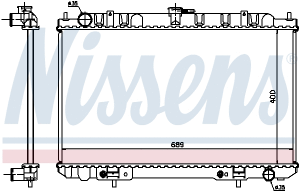 Radiator, engine cooling