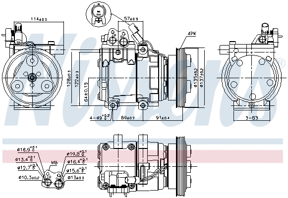 Compressor, air conditioning