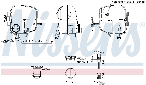 Expansion Tank, coolant (996303)