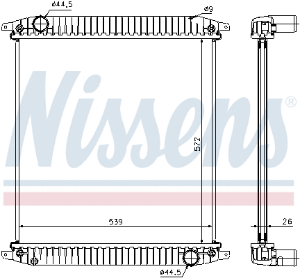 Radiator, engine cooling