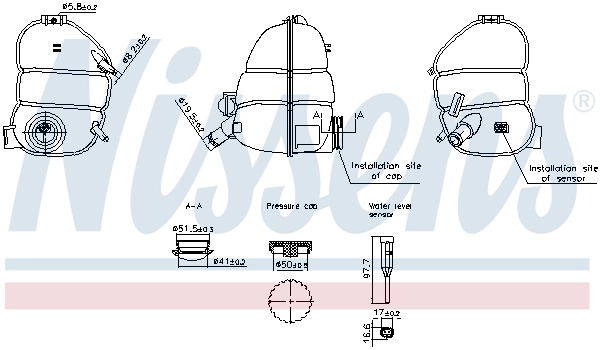 Expansion Tank, coolant (996340)