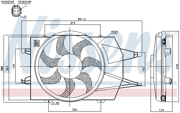Fan, engine cooling