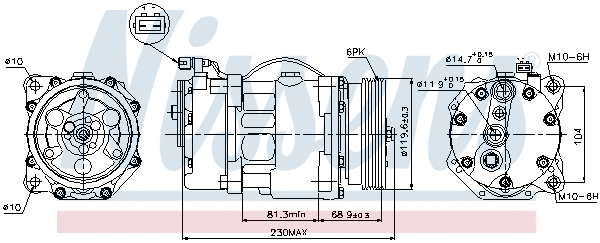 Compressor, air conditioning