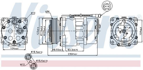 Compressor, air conditioning