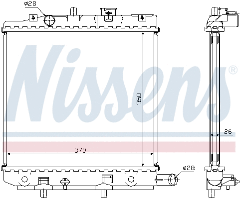 Radiator, engine cooling