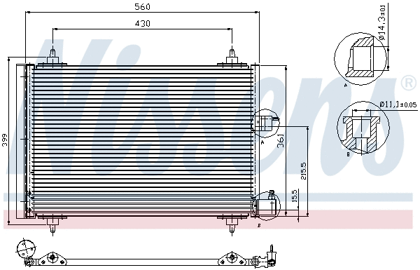 Condenser, air conditioning