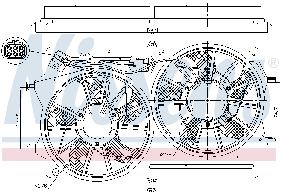 Fan, engine cooling