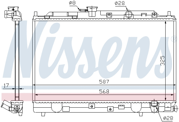 Radiator, engine cooling