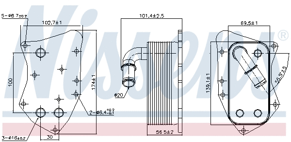 Oil Cooler, engine oil