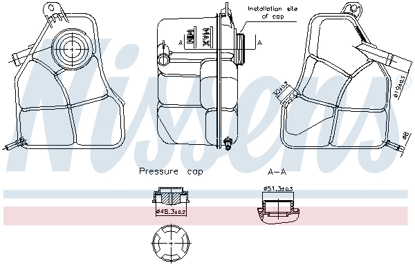 Expansion Tank, coolant (996308)