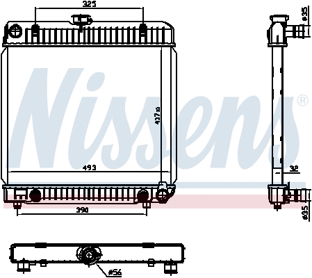 Radiator, engine cooling
