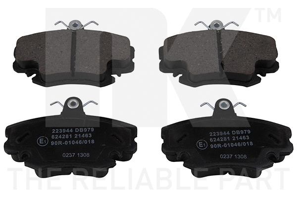 Brake Pad Set, disc brake (223944)