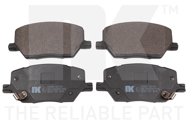 Brake Pad Set, disc brake (229340)