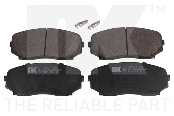 Brake Pad Set, disc brake (223256)