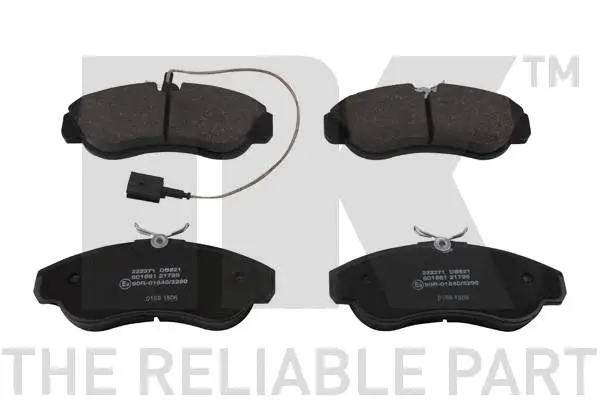 Brake Pad Set, disc brake (222371)