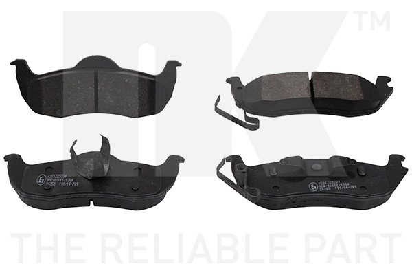 Brake Pad Set, disc brake (229334)