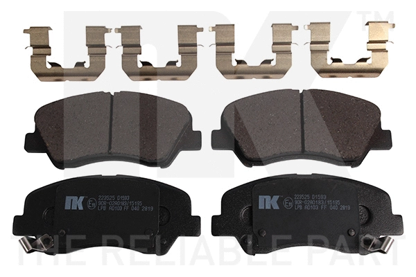 Brake Pad Set, disc brake (223525)