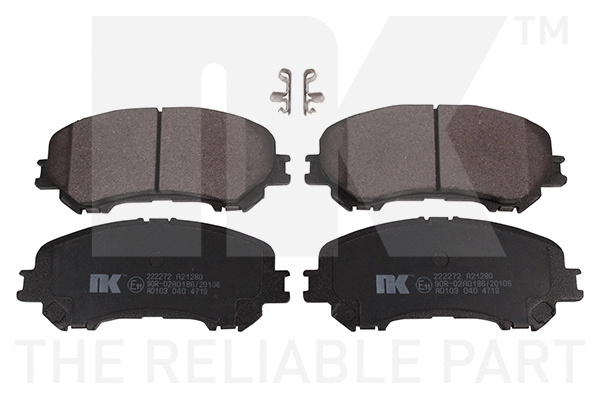 Brake Pad Set, disc brake (222272)