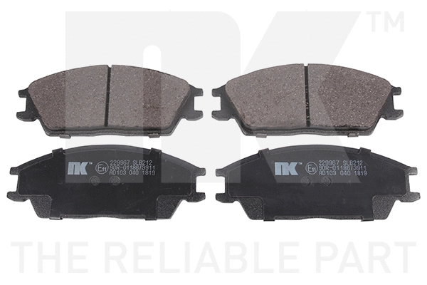 Brake Pad Set, disc brake (229967)