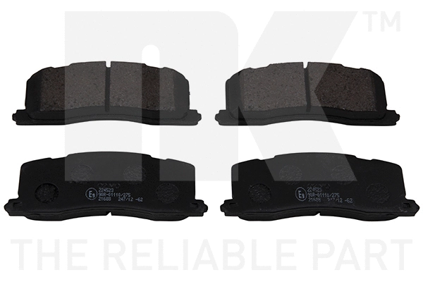 Brake Pad Set, disc brake (224523)