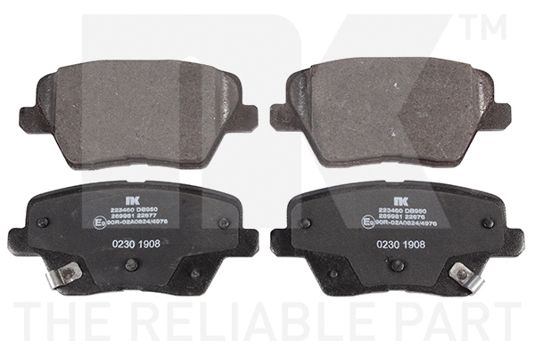 Brake Pad Set, disc brake (223460)