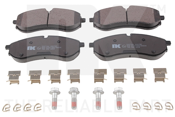 Brake Pad Set, disc brake (2247160)