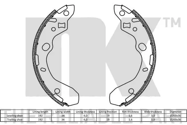 Brake Shoe Set