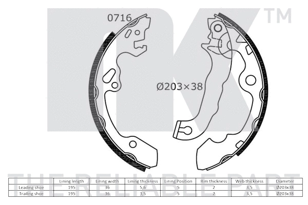 Brake Shoe Set