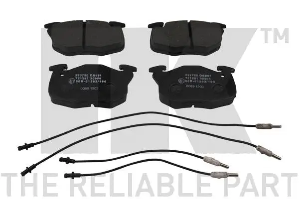 Brake Pad Set, disc brake (223720)