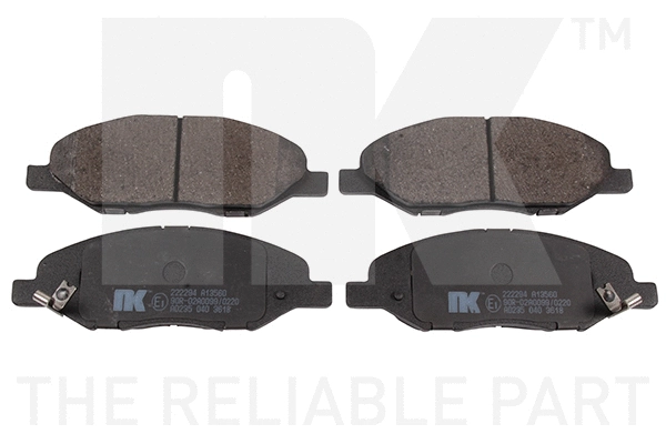 Brake Pad Set, disc brake (222294)