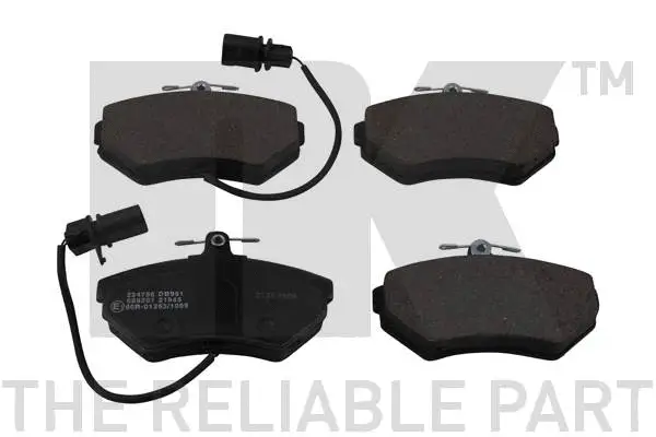 Brake Pad Set, disc brake (224756)