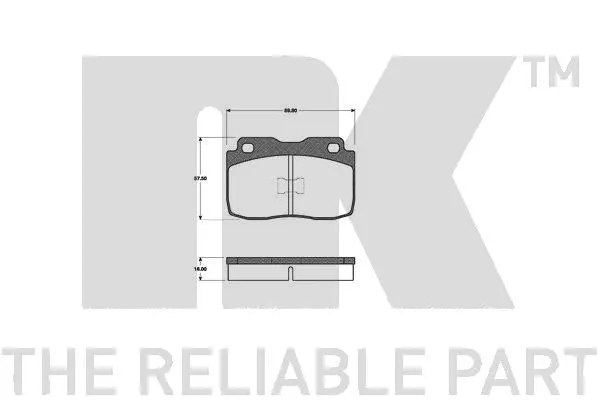 Brake Pad Set, disc brake (222319)