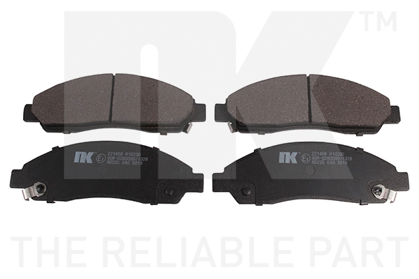Brake Pad Set, disc brake (221408)
