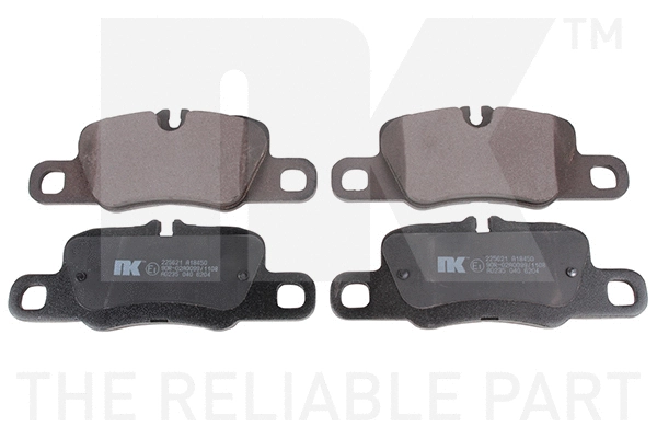 Brake Pad Set, disc brake (225621)