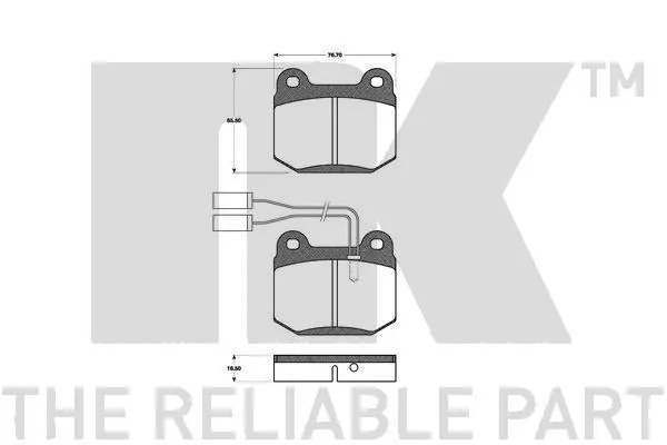 Brake Pad Set, disc brake (221007)