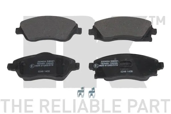 Brake Pad Set, disc brake (223624)