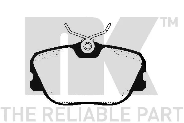 Brake Pad Set, disc brake (224807)