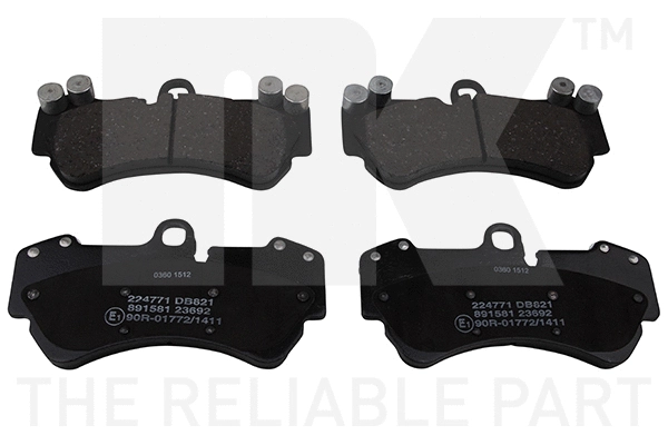 Brake Pad Set, disc brake (224771)