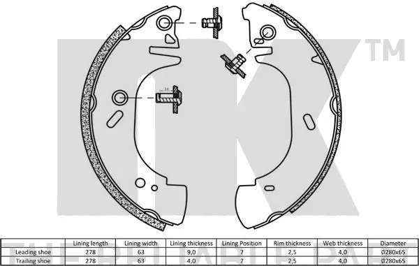 Brake Shoe Set
