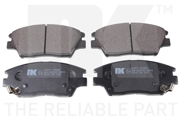 Brake Pad Set, disc brake (223471)
