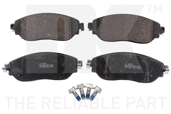 Brake Pad Set, disc brake (223972)