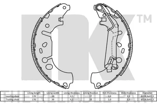 Brake Shoe Set