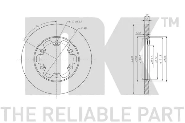 Brake Disc (312596)
