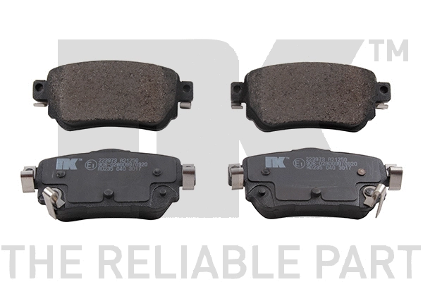 Brake Pad Set, disc brake (223973)