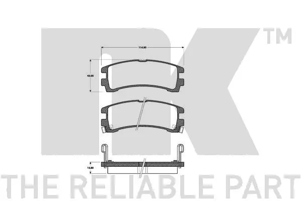 Brake Pad Set, disc brake