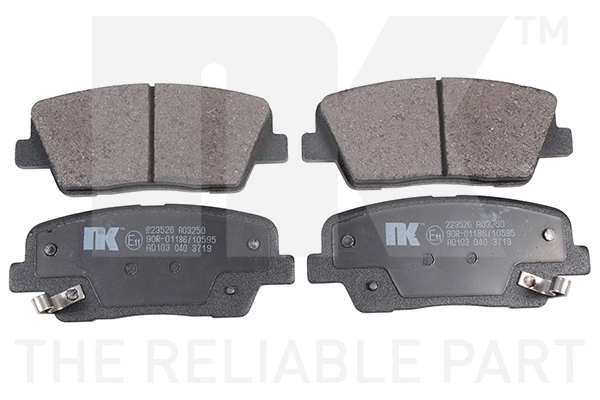 Brake Pad Set, disc brake (223526)